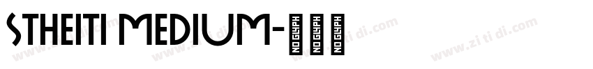 STHeiti Medium字体转换